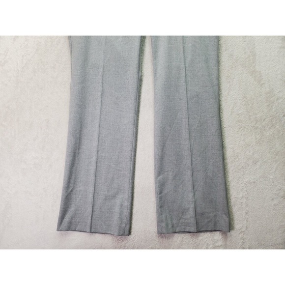 Ann Taylor Dress Pants Women Size 14 Gray Casual Pockets Flat Front Straight Leg - Picture 11 of 13